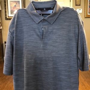 Light grey Hart Schaffner Marx brand L polo